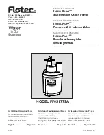 Preview for 2 page of Flotec IntelliPump FP0S1775A Owner'S Manual