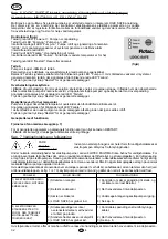 Preview for 34 page of Flotec MULTIMAX 12 K Use And Maintenance Manual