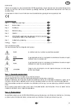 Preview for 39 page of Flotec MULTIMAX 12 K Use And Maintenance Manual