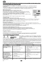 Preview for 50 page of Flotec MULTIMAX 12 K Use And Maintenance Manual