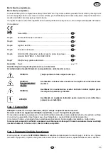 Preview for 55 page of Flotec MULTIMAX 12 K Use And Maintenance Manual