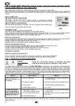 Preview for 58 page of Flotec MULTIMAX 12 K Use And Maintenance Manual