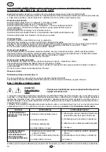 Preview for 66 page of Flotec MULTIMAX 12 K Use And Maintenance Manual