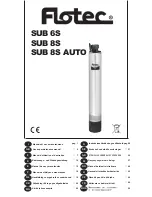 Flotec SUB 6S Use And Maintenance Manual preview