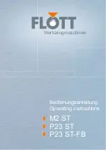 Preview for 1 page of Flott M1 ST Series Operating Instructions Manual