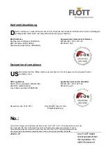 Preview for 2 page of Flott M1 ST Series Operating Instructions Manual