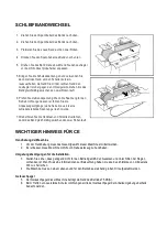 Preview for 13 page of Flott TBSM 100 Operating Instructions Manual