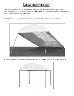 Preview for 7 page of Flourish TRIMLINE CANOPY 10' x 15' Instructions For Assembly