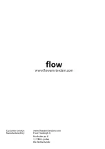 Preview for 22 page of Flow Amsterdam 1065027 Manual