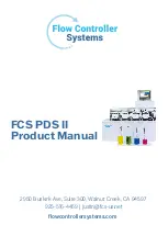 Preview for 1 page of Flow Controller Systems FCS PDS II Product Manual