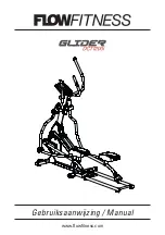 Flow Fitness Glider DCT1200i Manual preview