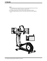 Предварительный просмотр 16 страницы Flow Fitness Glider DCT125 Manual