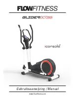 Flow Fitness glider dct200i User Manual preview