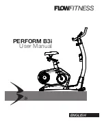 Preview for 40 page of Flow Fitness PERFORM B3i User Manual