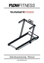 Flow Fitness Runner DTM300i Manual предпросмотр