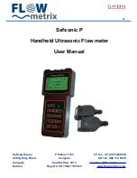 FLOW metrix Safsonic P User Manual preview