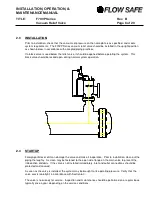 Preview for 6 page of Flow Safe F70VP Series Installation, Operation & Maintenance Manual