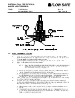 Preview for 16 page of Flow Safe F70VP Series Installation, Operation & Maintenance Manual