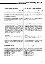 Preview for 17 page of Flow vision FC50-dbEX Instructions For Installation Manual