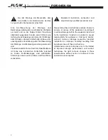 Preview for 2 page of Flow vision FC50-EX-CA Instructions For Installation And Adjustment