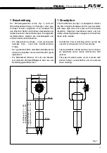 Preview for 3 page of Flow vision FS 20 Instructions For Installation And Adjustment