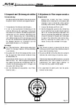 Preview for 10 page of Flow vision FS 20 Instructions For Installation And Adjustment