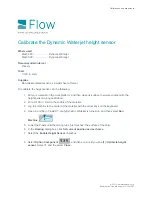 Preview for 73 page of Flow MACH 300 Manual