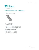 Preview for 91 page of Flow MACH 300 Manual