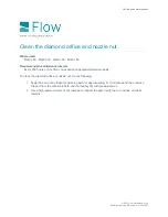 Preview for 94 page of Flow MACH 300 Manual