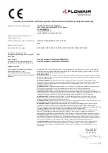 Preview for 15 page of flowair ELiS C-E-100 Technical Documentation Operation Manual