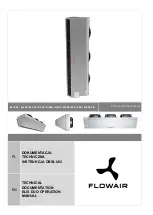 Предварительный просмотр 1 страницы flowair ELIS G1 Series Technical Documentation Operation Manual