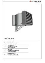 flowair LEO KM L Operating Manual предпросмотр