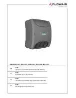 flowair OXeN X2-E-1.2-V Technical Documentation Operation Manual preview