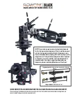 Flowcine Black Arm Instructions Manual preview