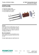 Preview for 2 page of FlowCon AHU Wafer Installation And Operation Instruction