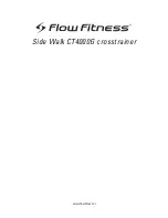 Предварительный просмотр 64 страницы FLOWFITNESS SIDE WILK CT 4000 G Manual