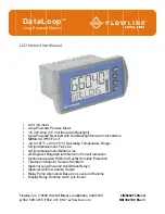 Preview for 1 page of FlowLine DataLoop LI23-1001 Instruction Manual