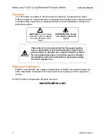 Preview for 2 page of FlowLine DataLoop LI23-1001 Instruction Manual