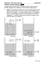 Предварительный просмотр 23 страницы FlowLine DataView LI55 Quick Start Manual
