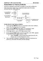 Предварительный просмотр 31 страницы FlowLine DataView LI55 Quick Start Manual