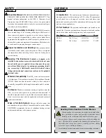 Preview for 3 page of FlowLine EchoSafe XP88 Owner'S Manual