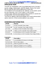 Предварительный просмотр 3 страницы FlowLine LI50-1001 Instruction Manual