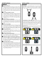 Preview for 3 page of FlowLine Switch-Tek LV30 Series Owner'S Manual