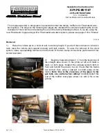 Flowmaster X-PIPE 81107 Installation Instructions Manual preview