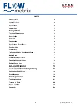 Preview for 2 page of FLOWmetrix SAFMAG ACP HI-PULS METER Installation & Operation Instructions