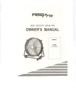 Предварительный просмотр 1 страницы Flowpro 10282 Owner'S Manual