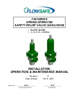 Preview for 1 page of Flowsafe F88 Series Installation, Operation & Maintenance Manual