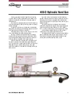 Preview for 3 page of Flowserve 400-D Assembly, Operation And Maintenance Manual