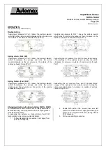 Предварительный просмотр 2 страницы Flowserve Automax SuperNova S050 Installation, Operating,  & Maintenance Instructions