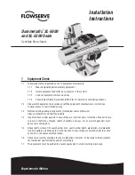 Flowserve Durametallic SL-5000 Installation Instructions Manual preview